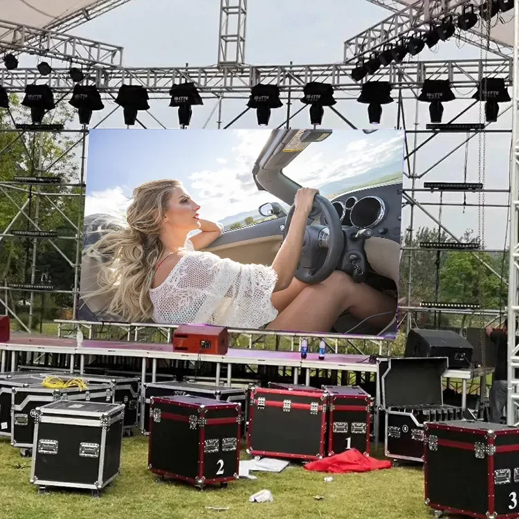 selfie photo booth outdoor waterproof monitor 32 inch kiosk monitor P2.9 led mounted car display