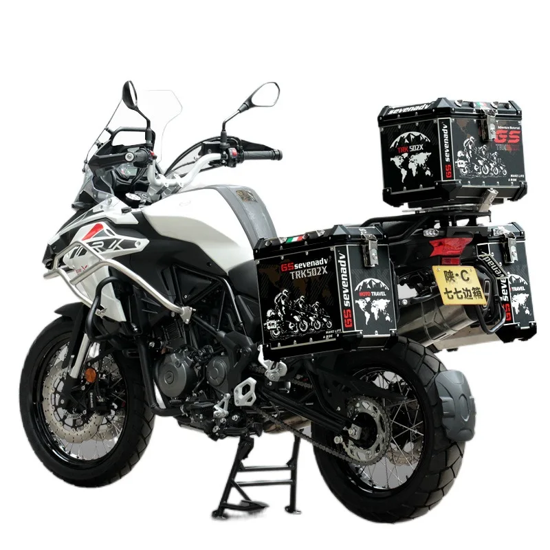 46L F2-MOTO багажном отделении небольшая ковбойская коробка жесткий мотоцикла боковые зеркала корпус