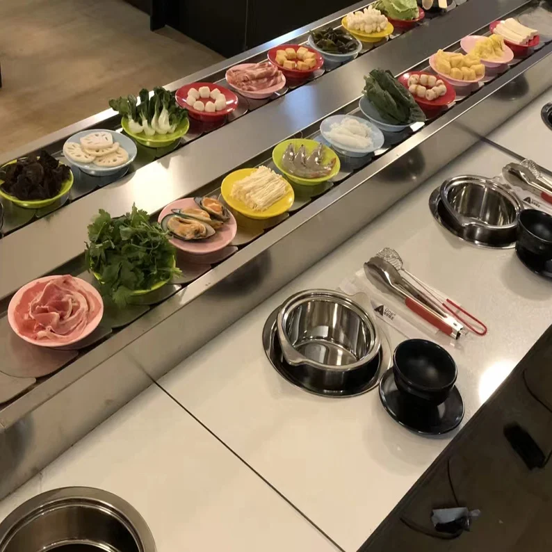 
2019 hot sales sushi conveyor belt system 