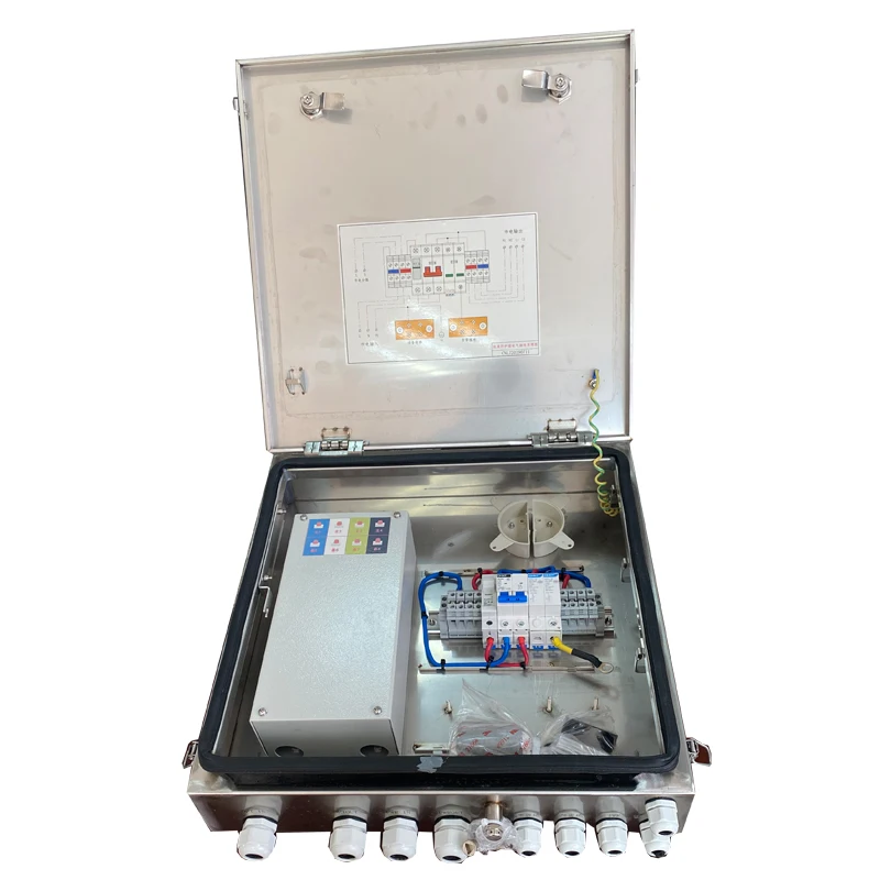 IP 65 IP66 outdoor waterproof Metal Fabrication Custom Rectangular stainless steel Sheet Metal Enclosure Box