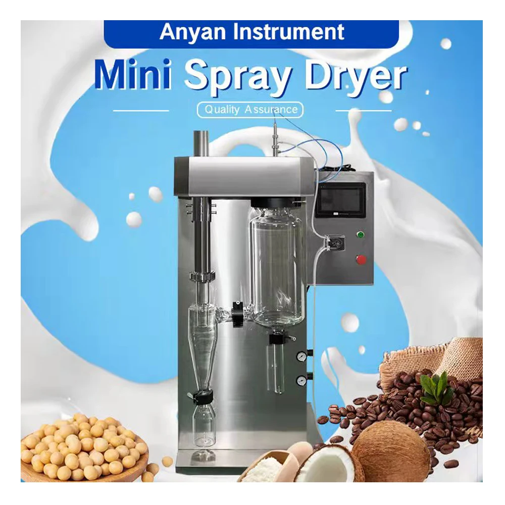 Factory Wholesale School Lab Food Processing Mini Stainless Steel Vacuum Spray Dryer