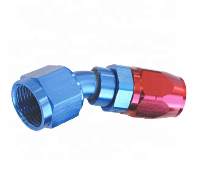 Adapter Swivel Hose End Fitting Fit Oil/Fuel/Gas Hose Line AN4 AN6 AN8 AN10 AN12 AN16 AN20
