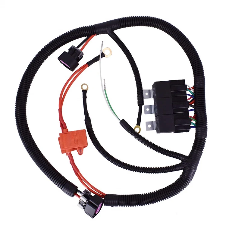 Dual Electric Fan Relay Wiring harness GM Car Heavy Duty Trucks - GM LS1 HotRod Wiring Factory OEM