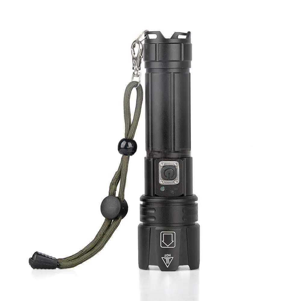 custom usb 100000 luminens led alta potencia super bright linternas powerful led rechargeable tactical xhp70 flashlights torches