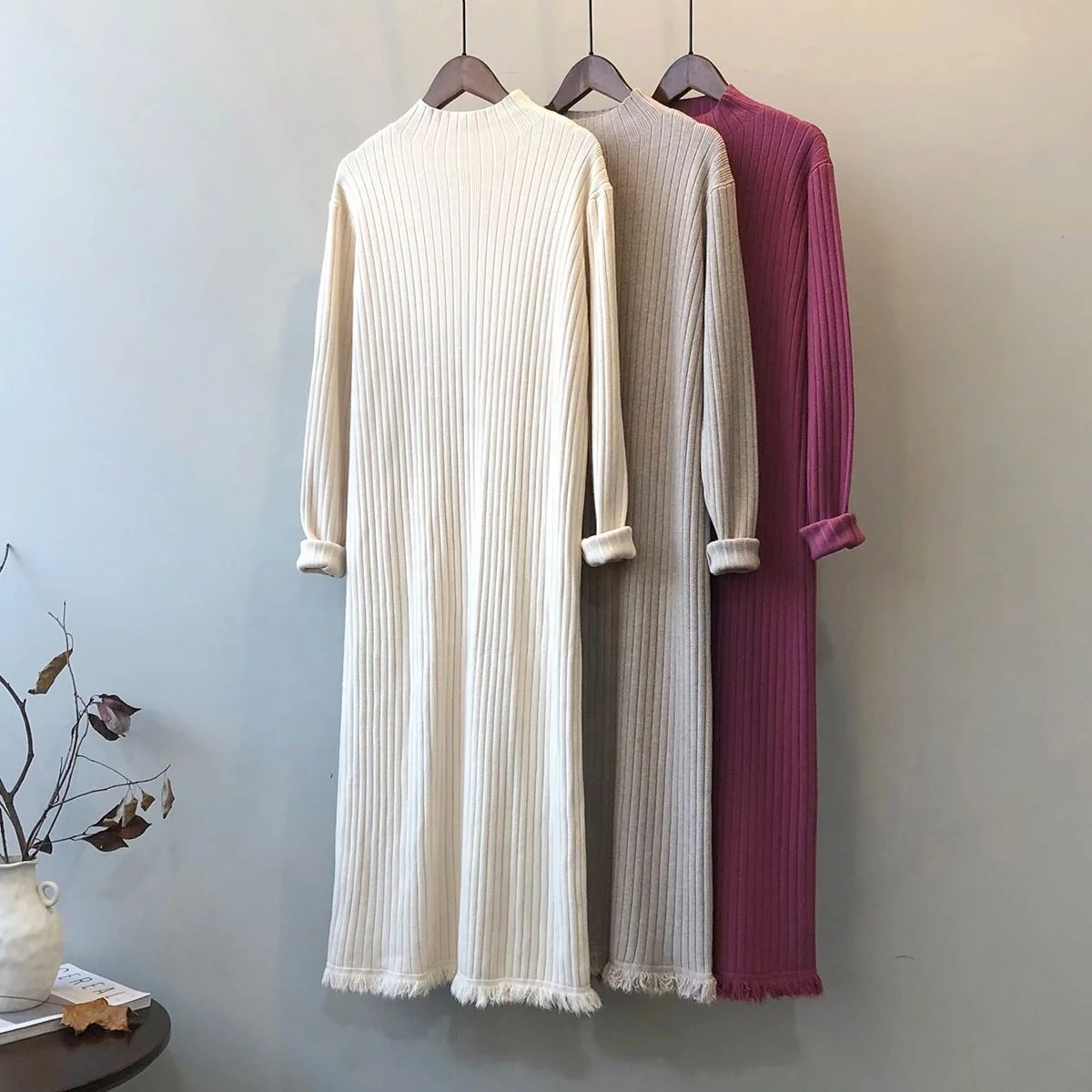 Elegant Women Clothing High Quality V Neck Long Sleeves Designer Clothes Sweaters Cardigans Vintage Winter Clothes for Women