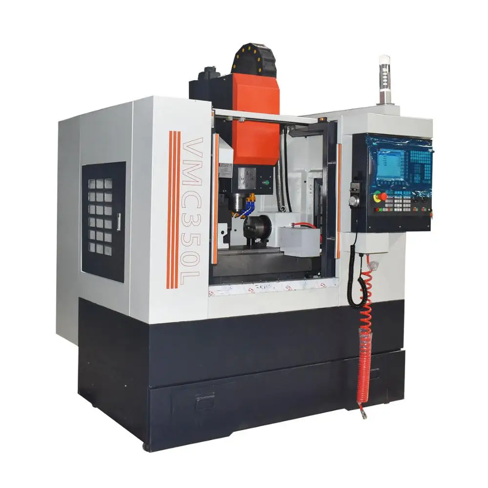 School training mini CNC milling machine price VMC350L best 4 axis small CNC mill with tool changer