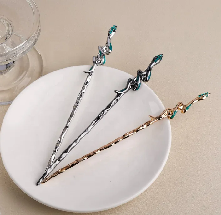 Оптовая продажа с завода PDANY, 6,9 дюйма, змеиные шпильки для волос, длинные шпильки для волос для женщин, толстые длинные волосы