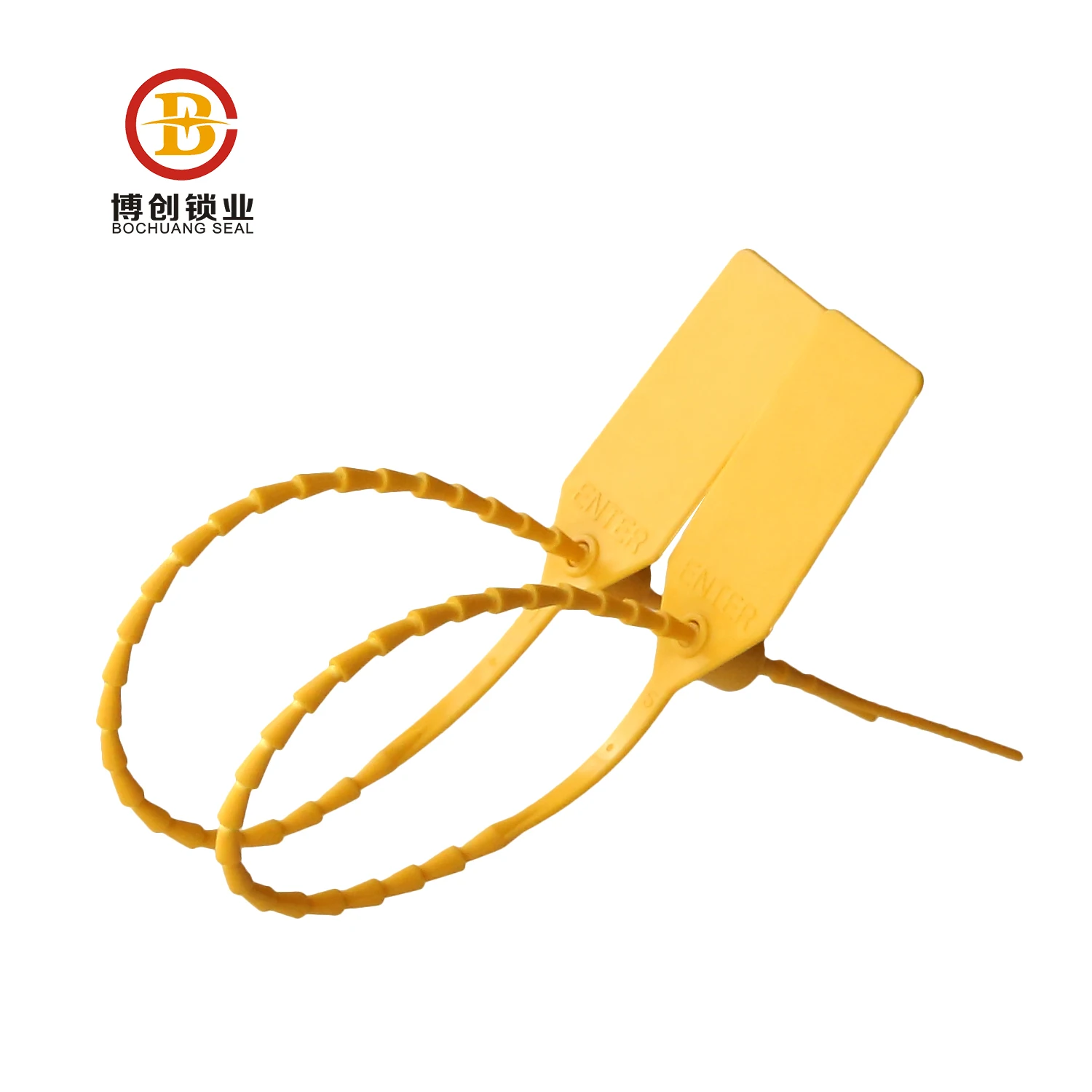 BCP504 plastic container hot seal for shipping factory price security seal plastic bar code