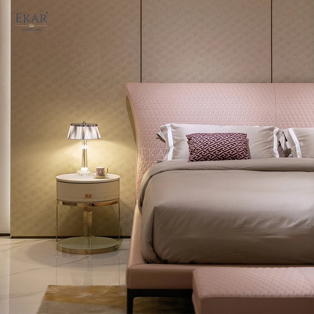 Timeless Luxury Solid Bronze Metal Bed with Midnight Black Base