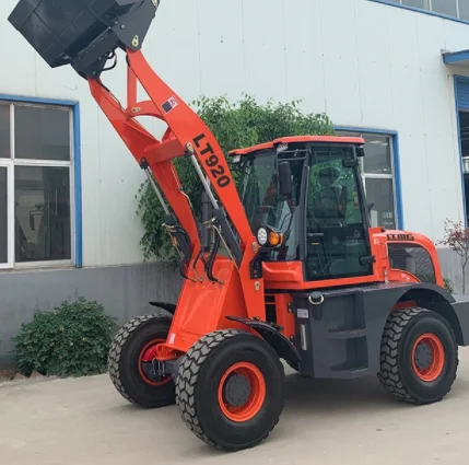 
Latest product small sized loader quality guarantee four wheel compact loader 