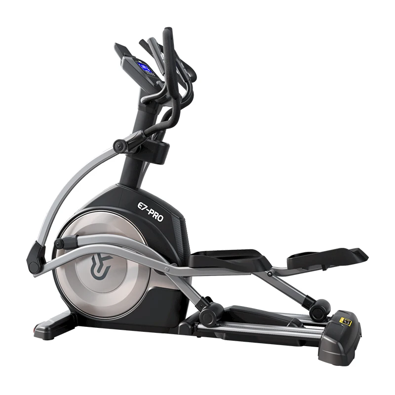YPOO high level 32 gear electric magnetic control resistance design commercial magnetic elliptical cross trainer