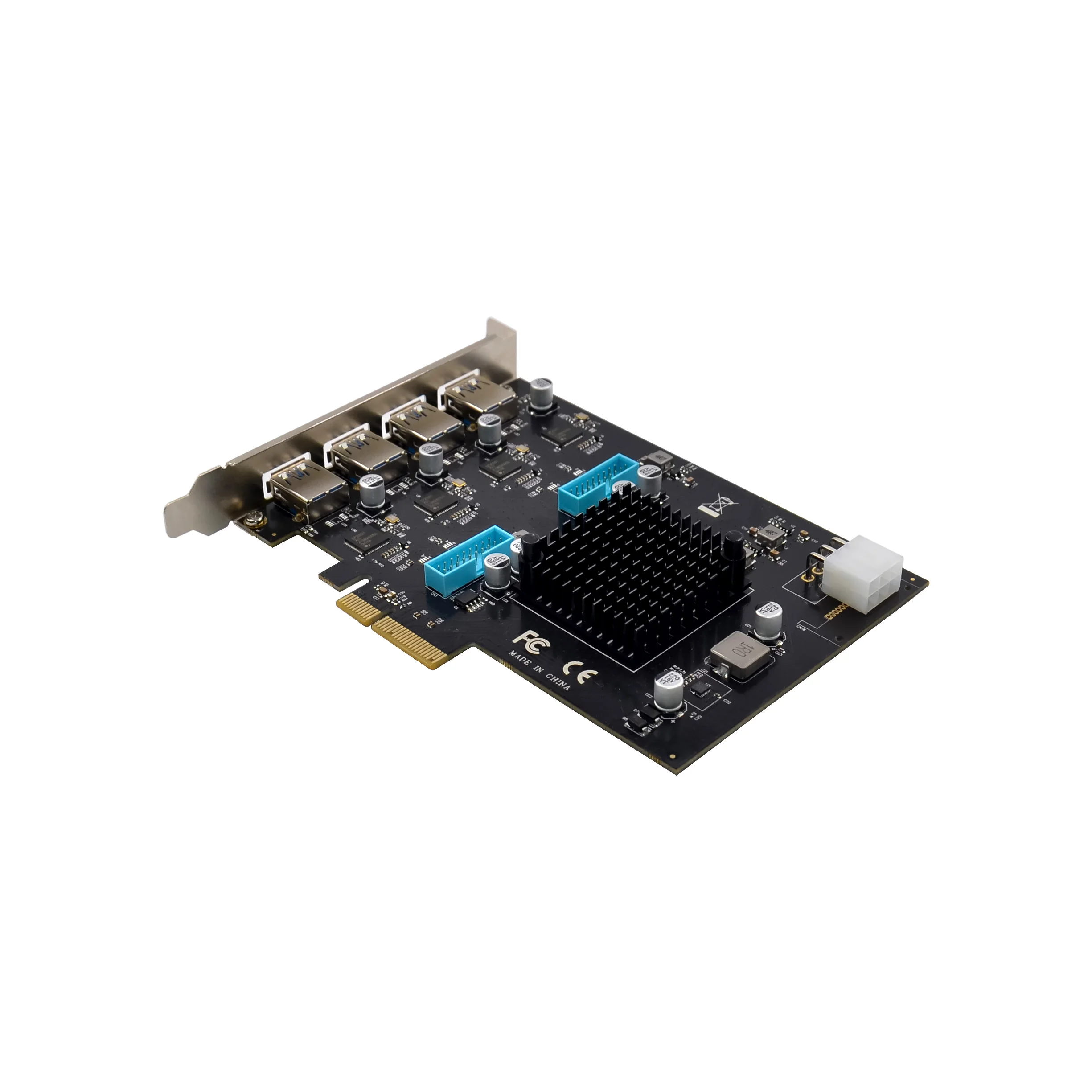 Прямая продажа с фабрики PCI-E X4 Gen2 встроенная карта внешняя карта 20 г/локон PCIe 4CH 8 Порт USB 3,0 Плата расширения