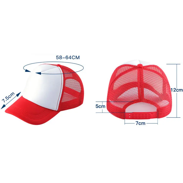 Wholesale Mens Blank Custom Foam Mest Trucker Hat High Quality Embroidered Logo Private Label 5 Panel Black Plain Trucker Cap