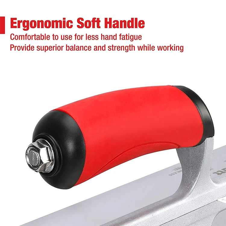 Green sponge EVA Rubber foam float for construction use Plaster Trowel Rubber handle carbon steel Finish notched Carbon Steel