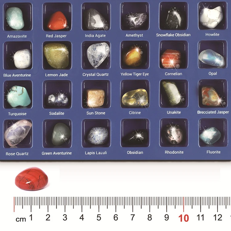 Intermediate rock mineral collection natural stone specimen crystal spot wholesale kids toys 7