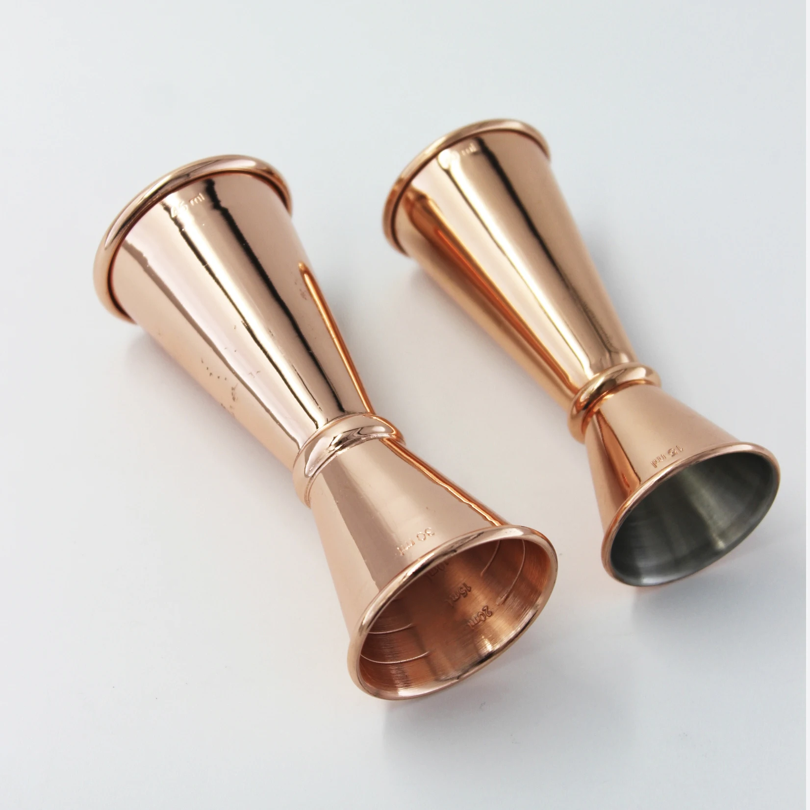 Wholesale 30/60ml Double Side Cocktail Jigger Bar Tools Accessories Stainless Steel With Measuring