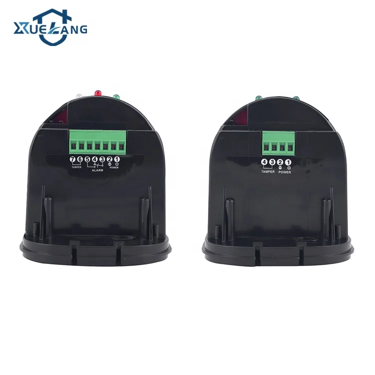 DC12-24V wired 4 beams sensor IP55 waterproof UV light filtering infrared human motion detector with long alert distance 50-250M