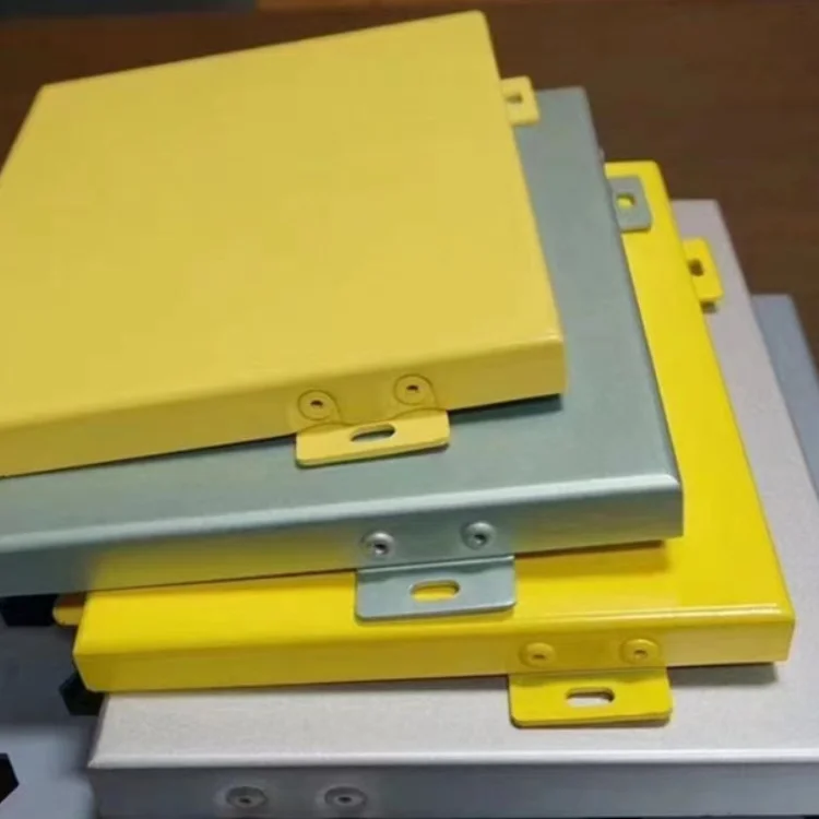 High quality exterior wall material engraving 3D curtain wall facade panels aluminum veneer panel