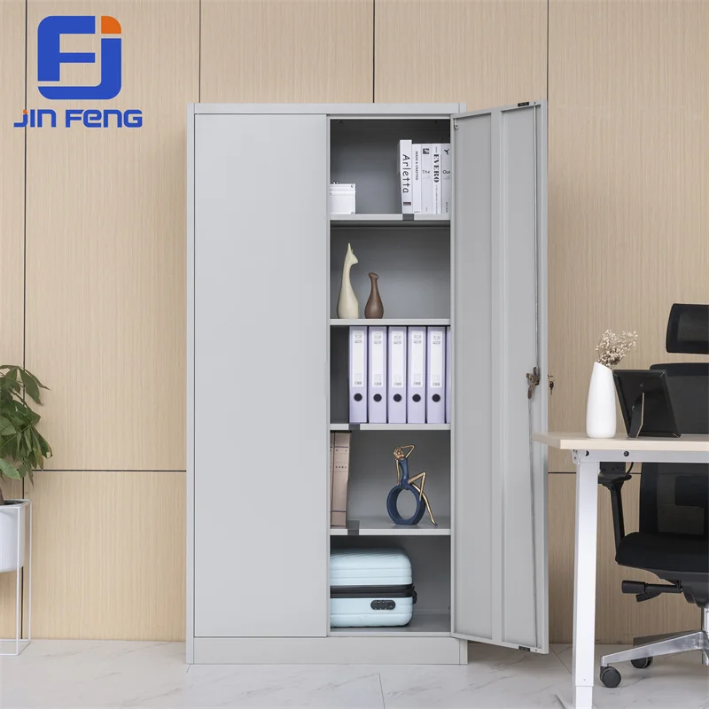 Оптовая продажа, Лидер продаж, изготовленный на заказ стальной шкаф с 2 поворотными дверцами, шкаф для хранения документов с 4 полками
