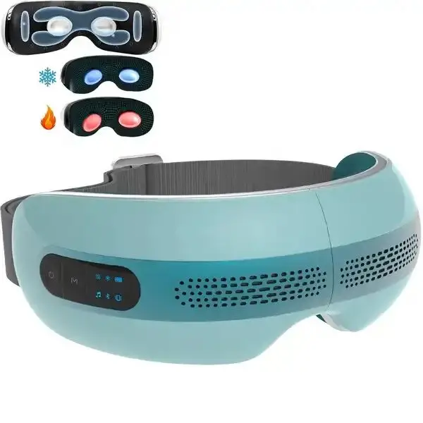 Phenitech Recommend Smart Eye Massager Equipment Hot And Cold Compress Air Pressure Eyes Massage With Bluetooth Music