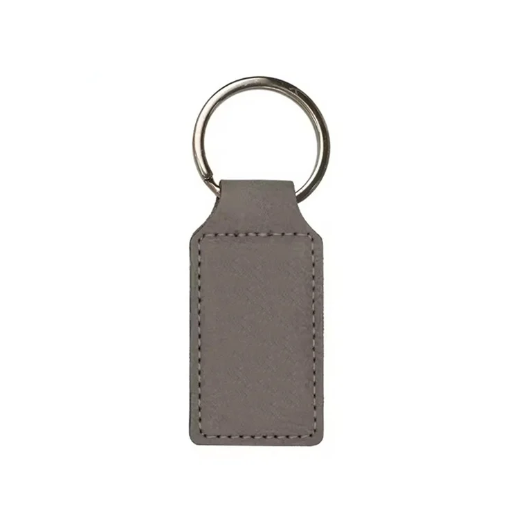 Custom Fashion Design PU Genuine Crazy Horse Multi-style Car Key Tag Bulk Leather Keychains Leather Keychain Tags