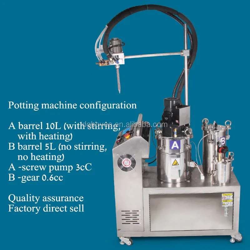 Автоматический счетчик AB силикона/эпоксидной смолы/клея, Микс дозировочная машина, высокоточный автоматический диспенсер клея, разливочная машина