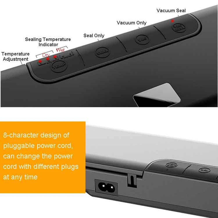 Wallepac Hot sale small meat table portable coreless commercial vacuum sealer for home use