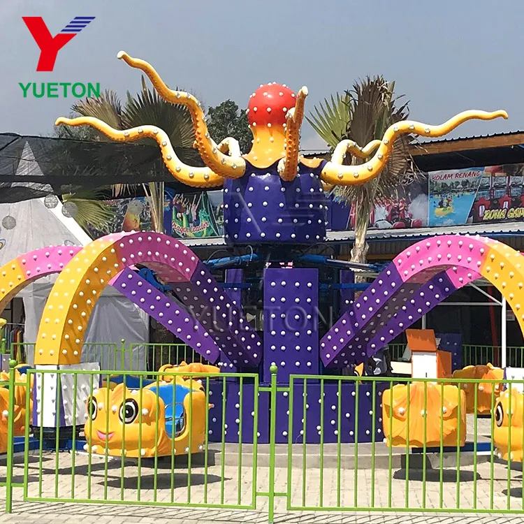 Park Planning Fairground Outdoor Playground Giant 30 40 Seats Amusement Park Rides Fly Rotary Big Polyp Octopus For Sale