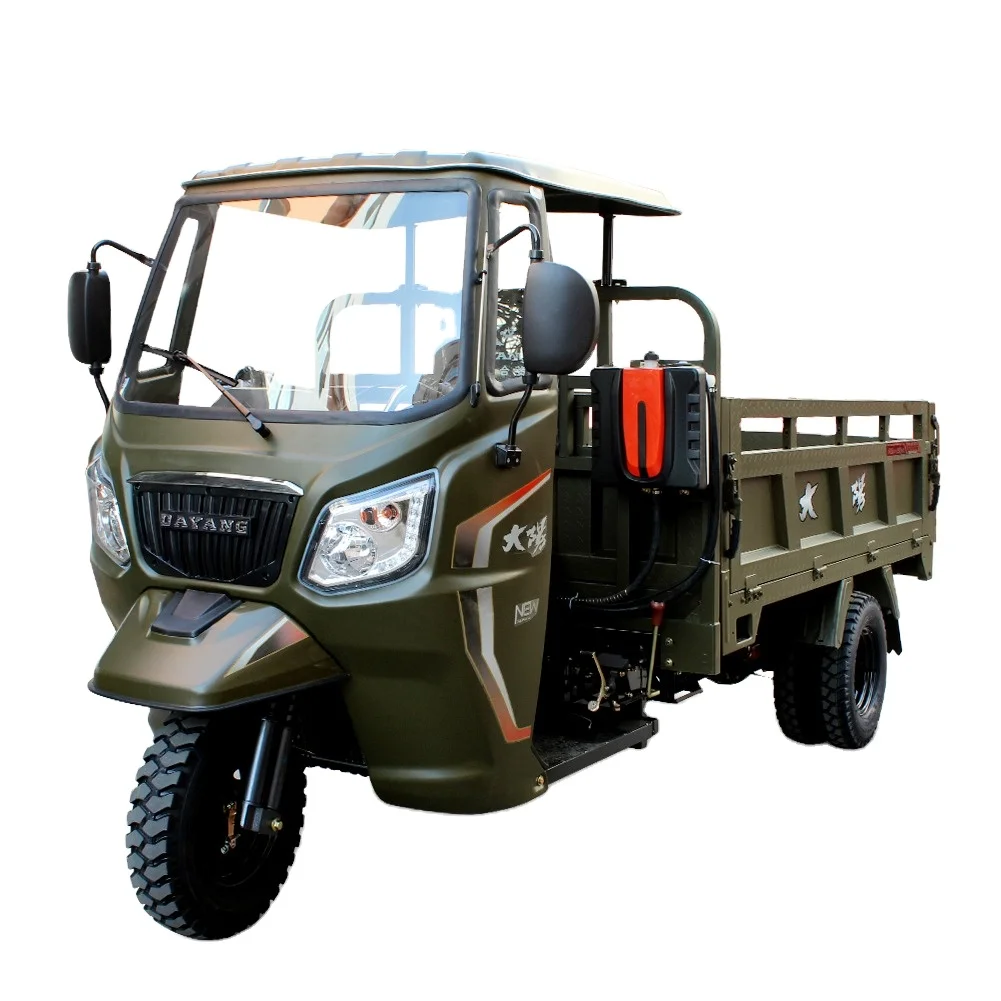 DAYANG Top-Quality whosale motorized tricycle 300cc water engine with Power heavy duty hydraulic dumper stable for global