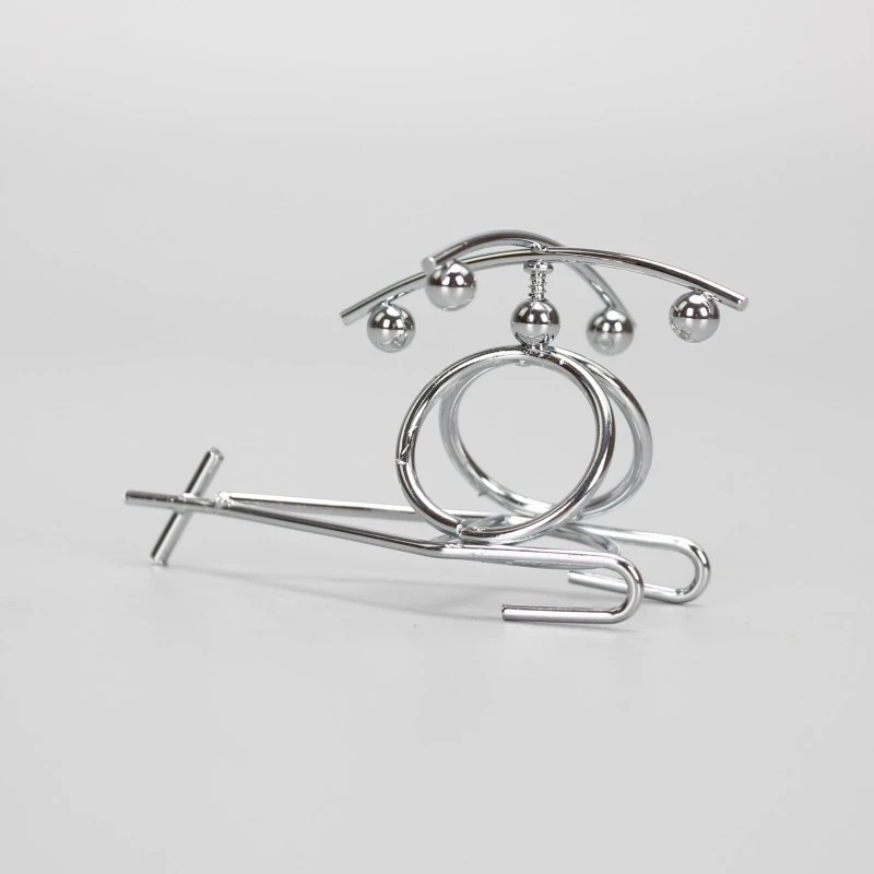 Metal Balance Ball Newton Pendulum Iron Man Cradle Creative Balance Crafts Tumbler Kids Desk Toy Home Decora Accessories