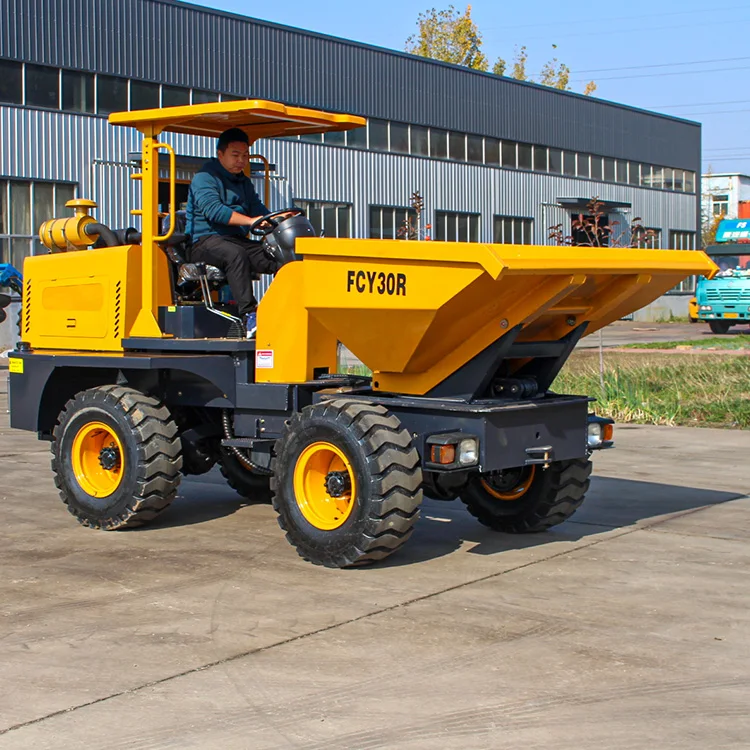 FCY30R 3ton 180 degree rotary site dumper truck for sale