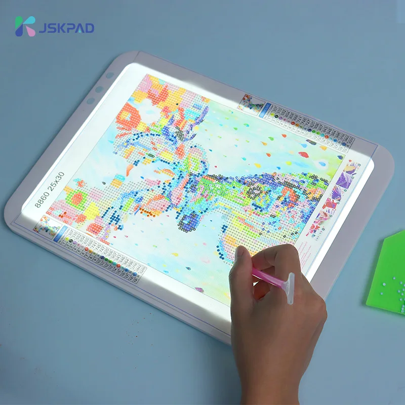 Portable Copying Drawing Board Animation Sketching Light Pad with Battery  Bright Pad A4 Light Box Tracing Pad