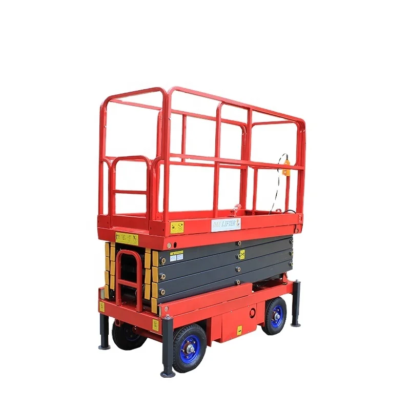 DAXLIFTER Cheap 500kg Load Hydraulic Multiple Models Foldable Electric Scaffolding Lift Platform