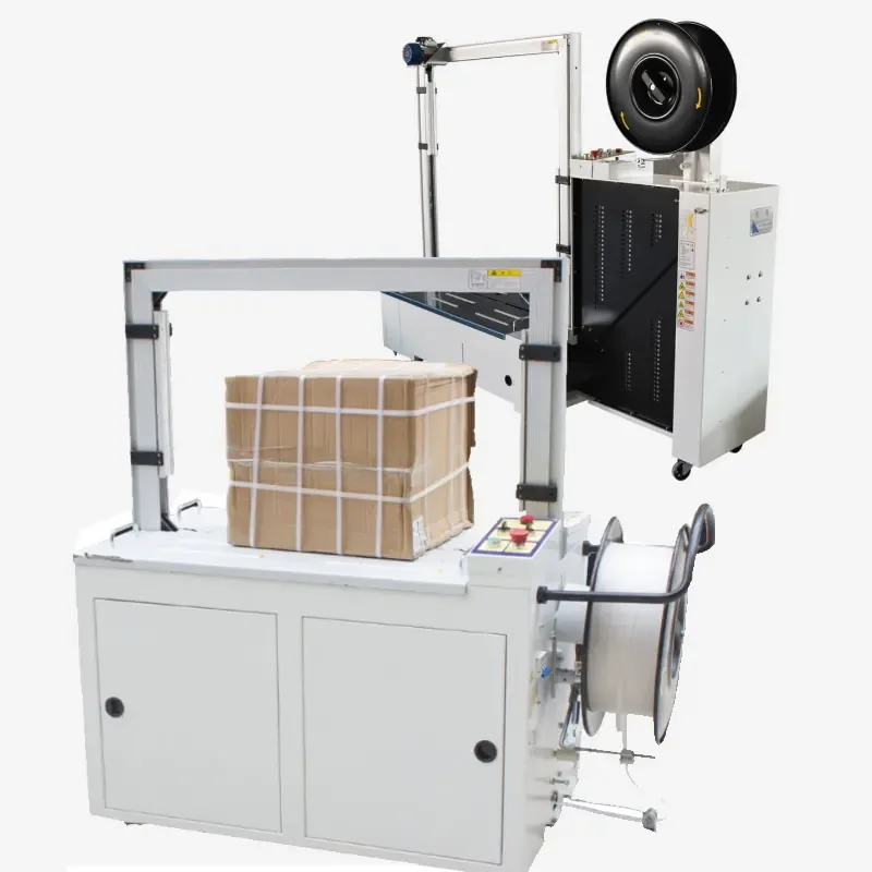 Automatic Horizontal Mechanical Aggregate Optical Fiber Jumper Bale Lumber Strapping Machines For Pallet Wrapping