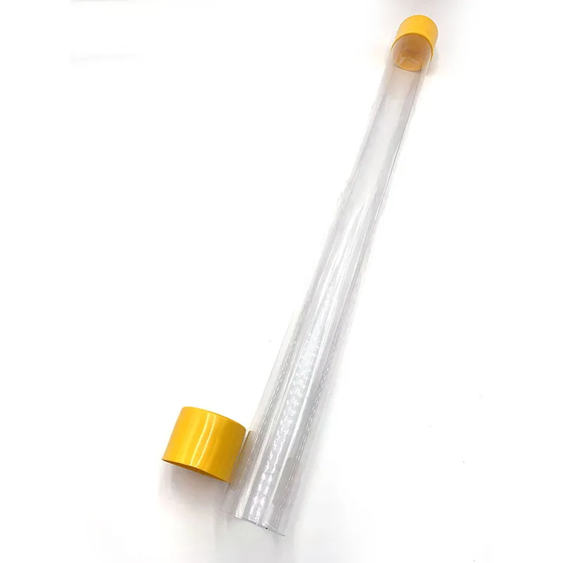 Cylinder Clear Plastic Tube Tennis Ball Tube Golf Balls Packaging Plastic Container