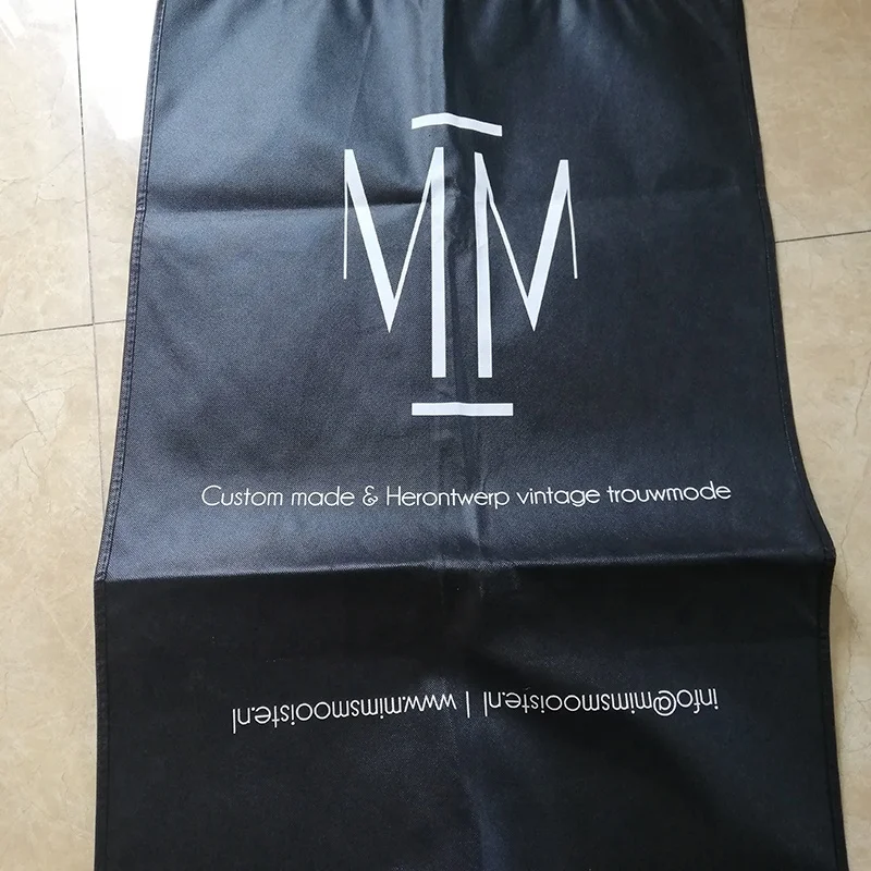 Customised Suit Dress Dust Storage Non Woven Garment Bag