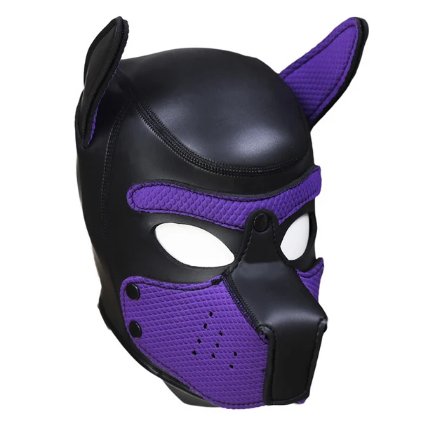 Puppy Play Dog Hood Mask BDSM Bondage Restraint Hood Fetish Pet Role Play Sex Toys For Couples