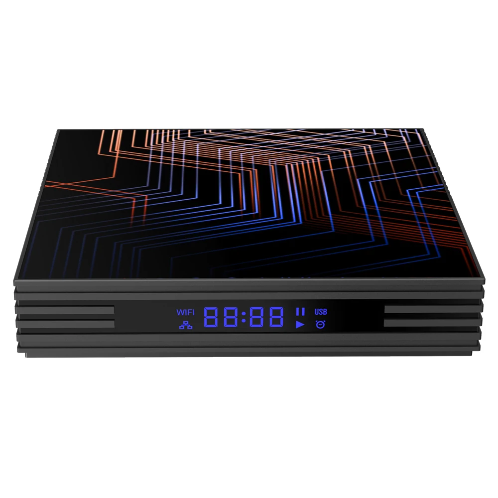 Wholesale RK3318 4gb ram tv box android 9.0 Quad Core support 4k tv box 64GB ROM Smart tv box