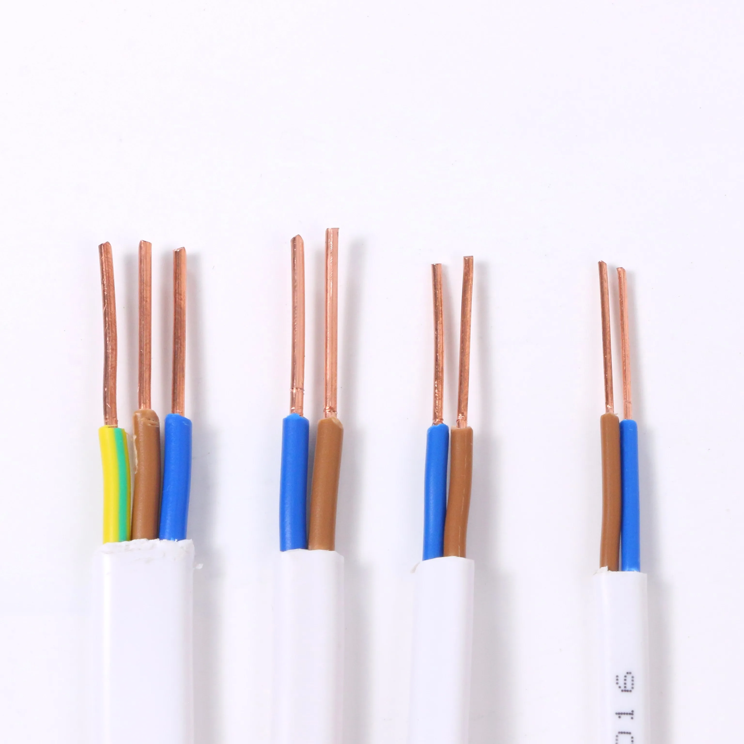 Bvvb 1.5mm 2.5mm 6mm pvc cable wire Flat Copper Cheap Price Pvc Insulation Cable 2.5mm electric cable house wire