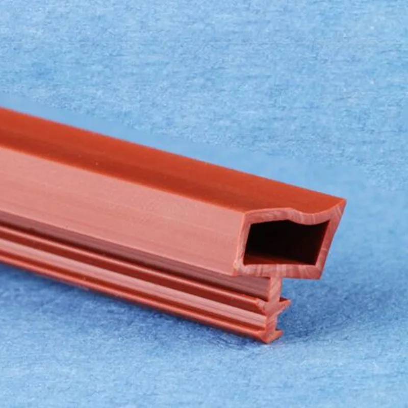 Wooden Door Accessories Width 8 mm -12 mm Brown PVC/ TPE Seal Weather Stripping Door Seal Strip