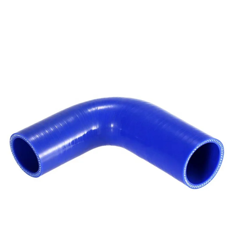 Hot Wholesales Auto Turbo 90 degree flexible Silicone Black Yellow Green Red Racing Blue silicone hose for car
