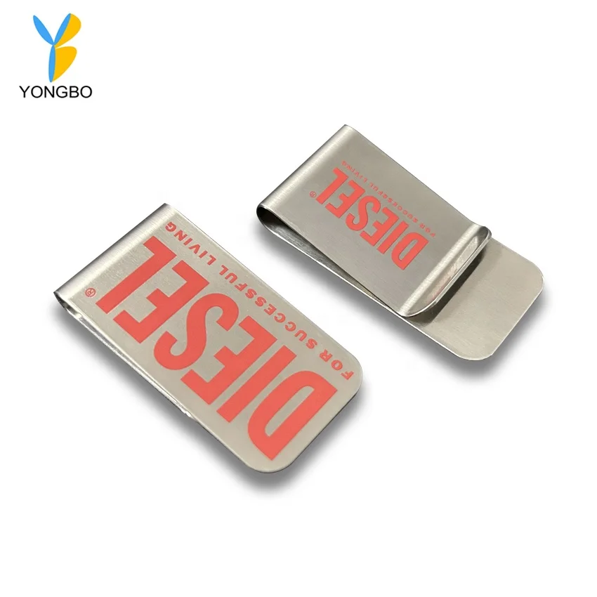 Custom Money Clip Personalized Engraving Logo Money Clip Bank Card Wallet Decoration Men Accessories