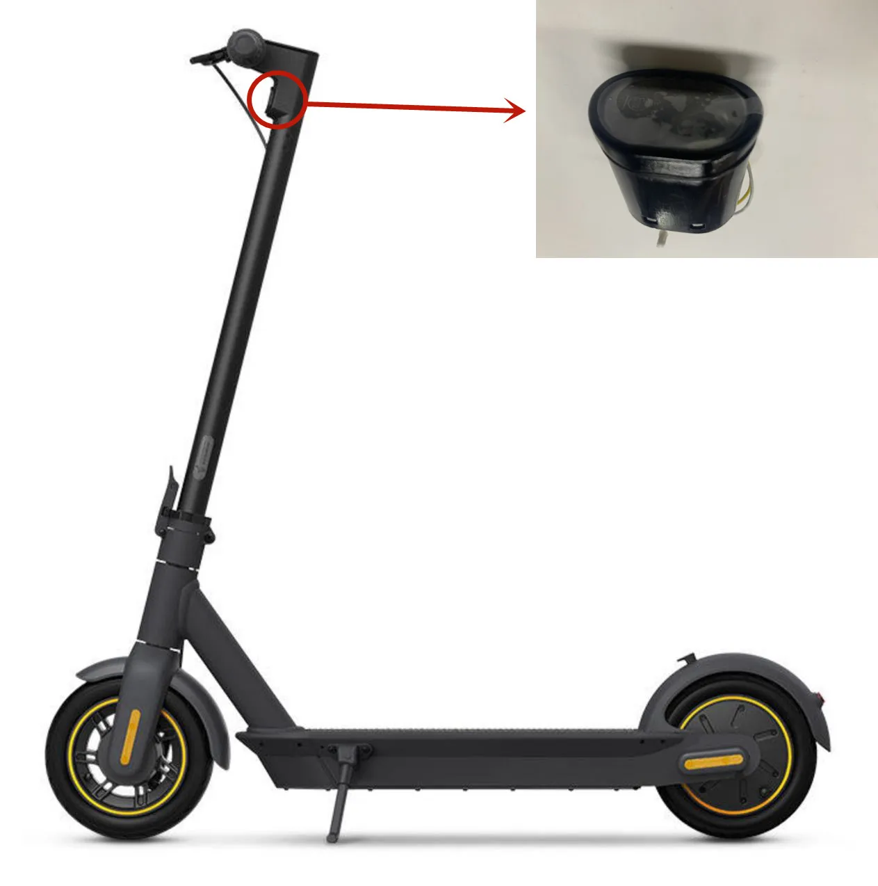 Original Headlights for NINEBOT MAX G30 Electric Scooter head light lamp Front LED Light Parts