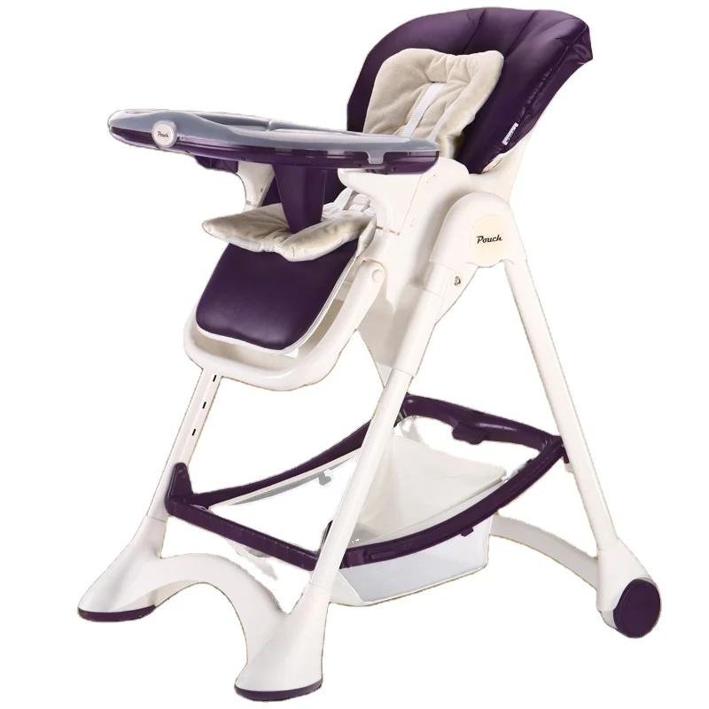 Pouch High Quality Luxury Multifunction Adult Baby Food Highchair/Kids Baby Plastic Dining Feeding High Chair