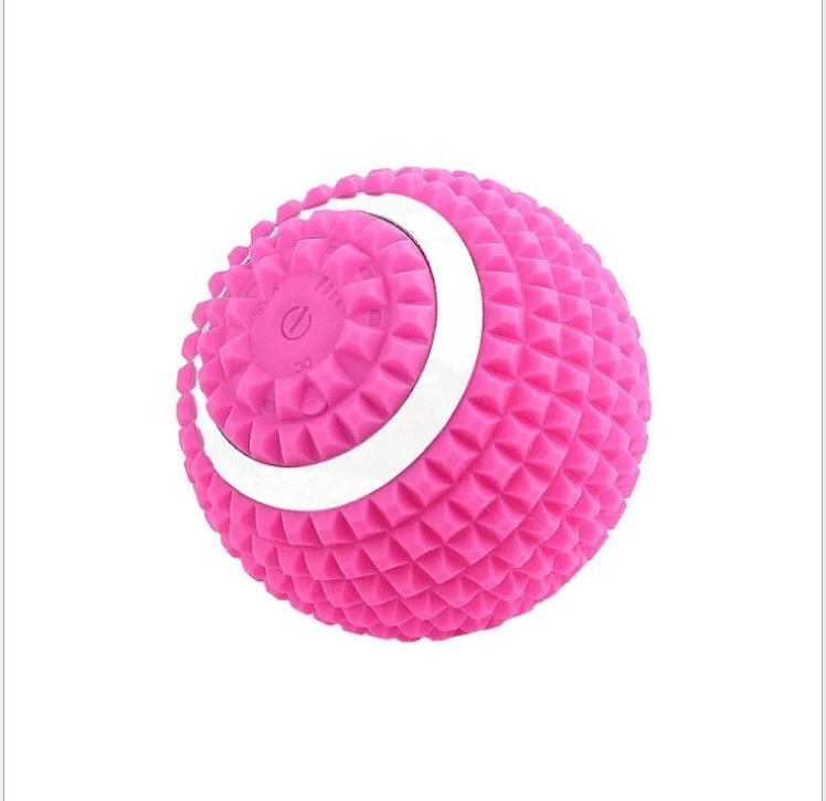 Электрический вибрирующий массажный шар для йоги, массажный ролик для снятия боли в мышцах