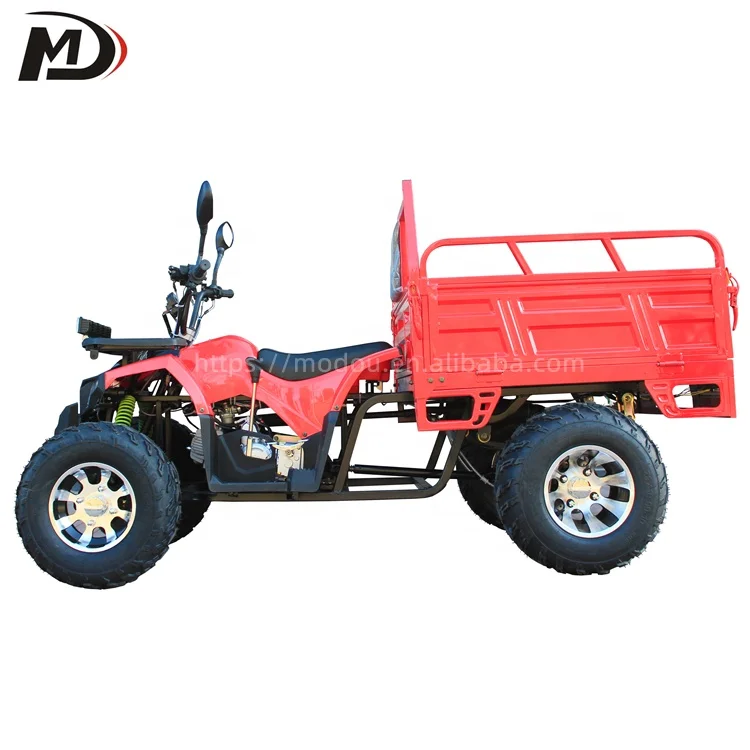 Trailer Farm ATV 150cc  All Terrain Vehicle 4 Wheel Motorcycle UTV  for Adults With Cargo Box
