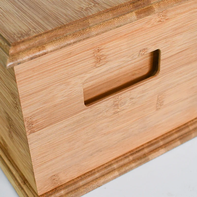 WDF Customized Pet Caskets and Coffins Cremation Boxes Caskets Adult bamboo Pet Urn for Animal use