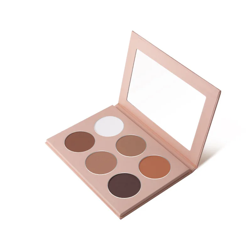 Private Label Cosmetic Pressed Powder Blusher Makeup No Logo High Pigment Private Label Blush Palette Waterproof Mood Light