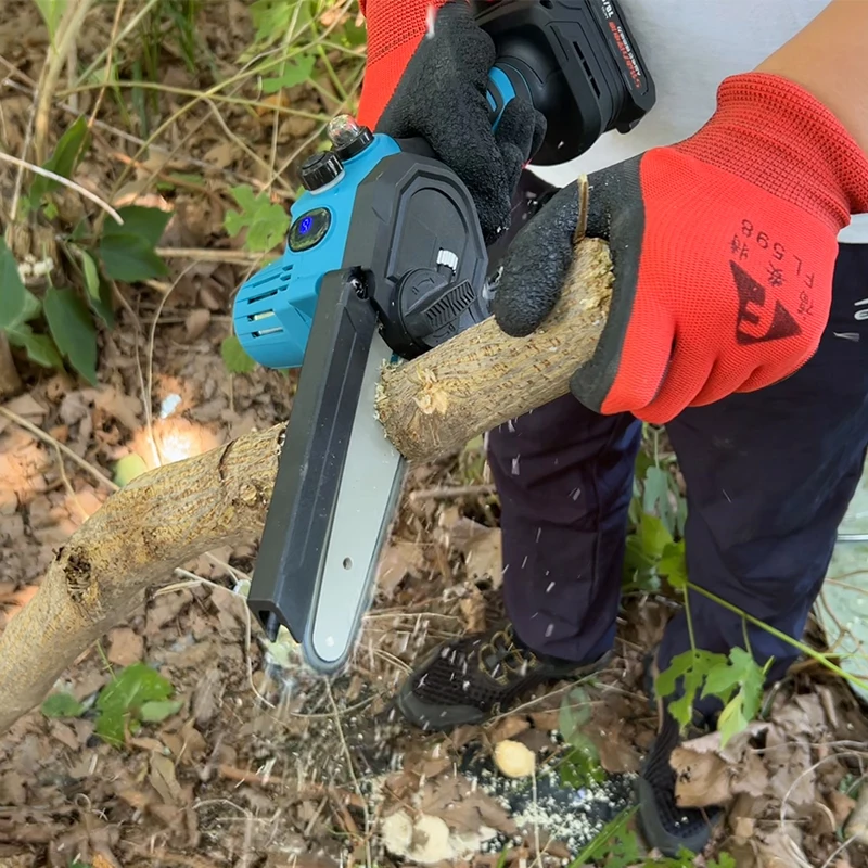 Cordless 21V Lithium Battery Powered Hand Professional 6 Inch Trees Wood Small Cordless Chain Saws
