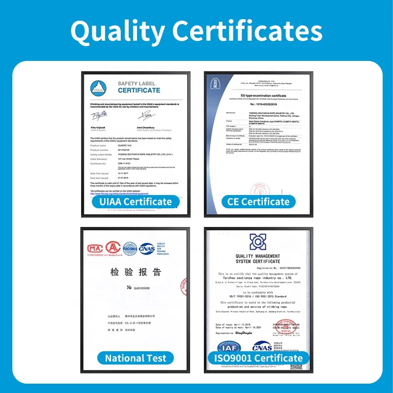 Safe Secure 11mm Nylon Static Rope for Rigging Construction 11mm Nylon Static Rope